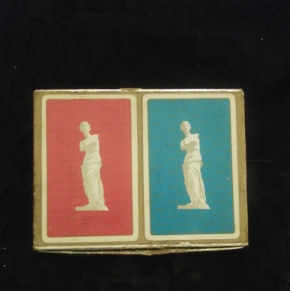 Vintage Congress Playing Cards statue